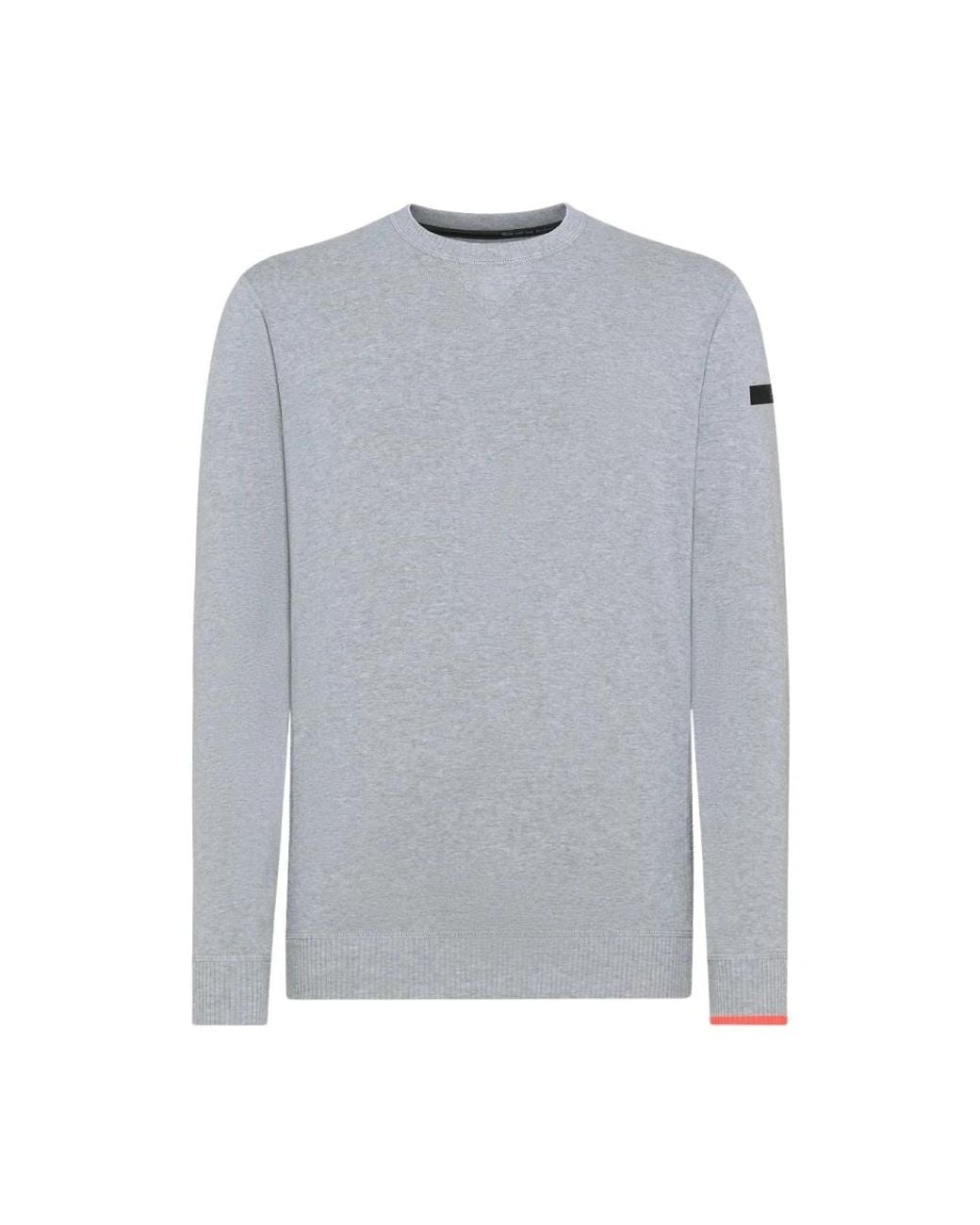 Rrd Gray Round-Neck Knitwear for men