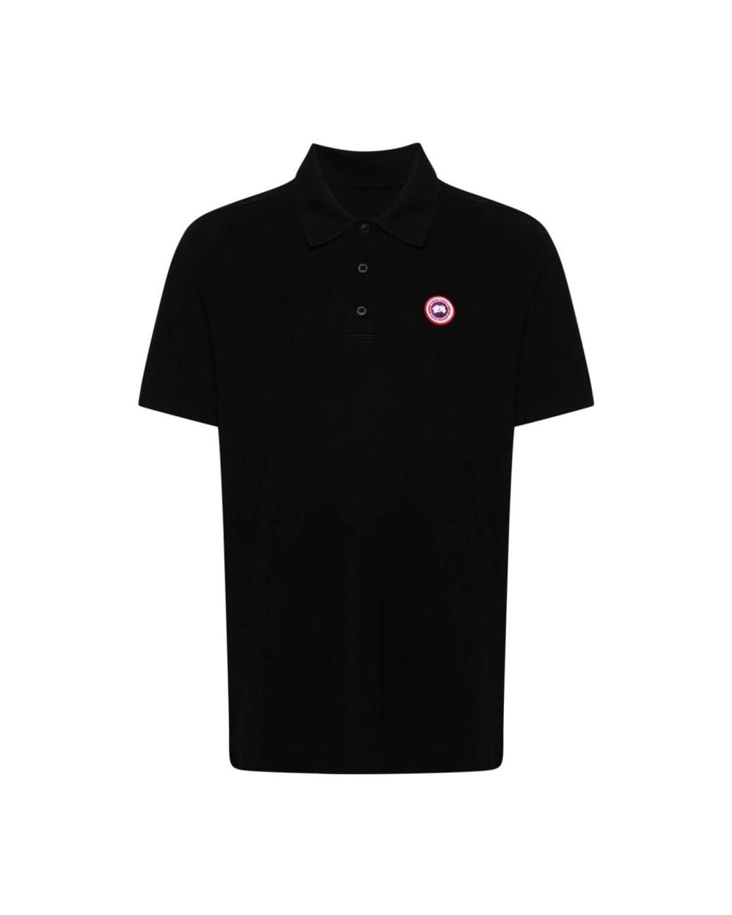 Canada Goose Black Polo Shirts for men