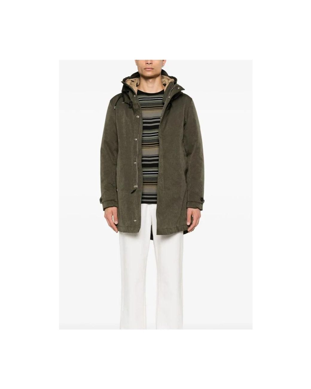 C P Company Green Parkas for men