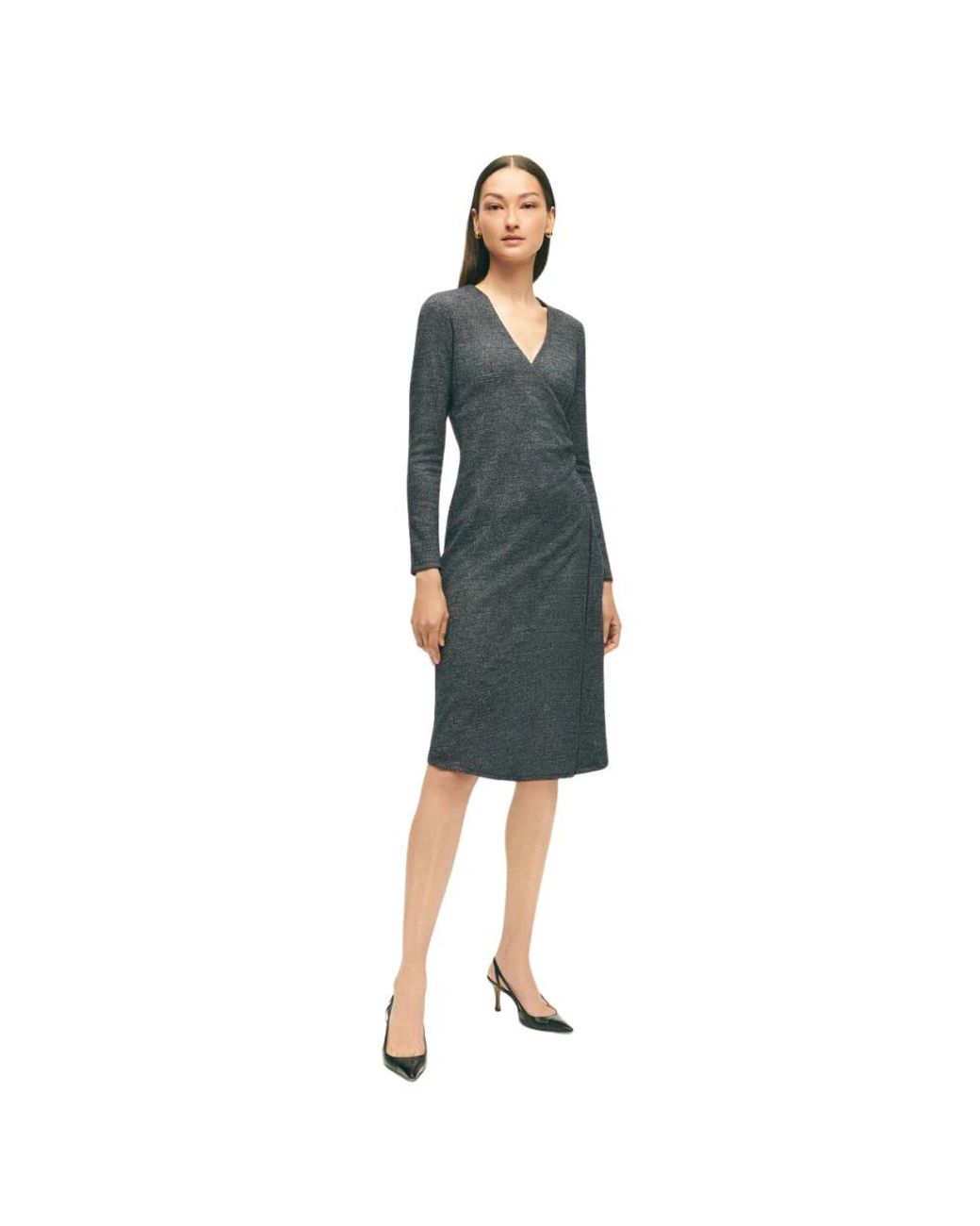 Brooks Brothers Blue Midi Dresses