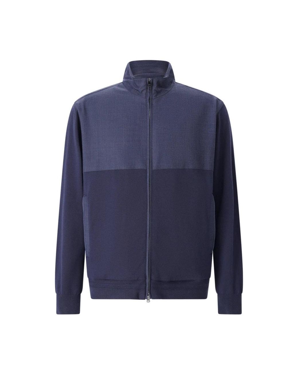 Paul & Shark Blue Zip-Throughs for men