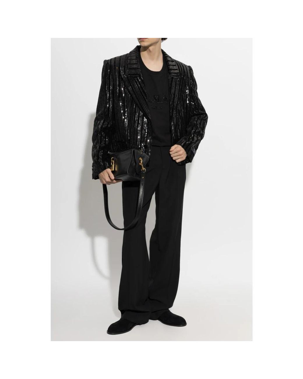 T-Shirts Balmain de hombre de color Black
