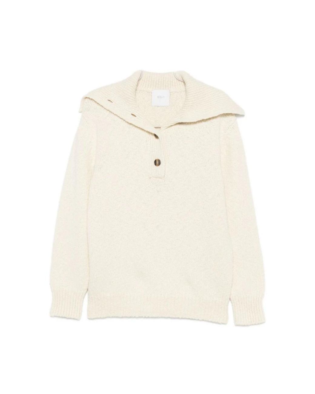 Malo Natural V-Neck Knitwear