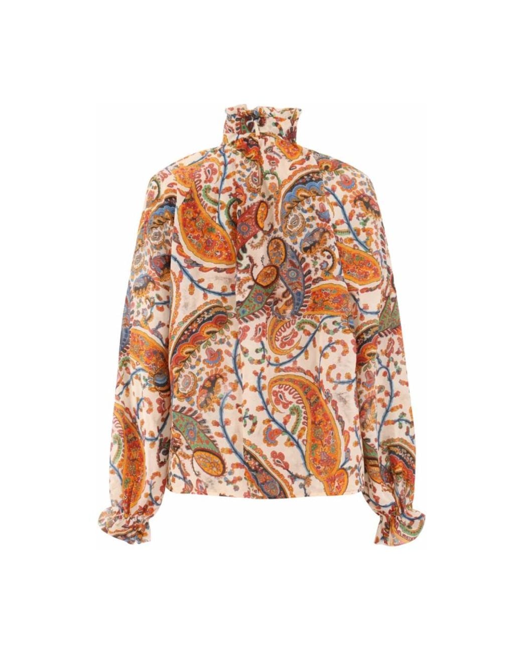 Etro Orange Blouses