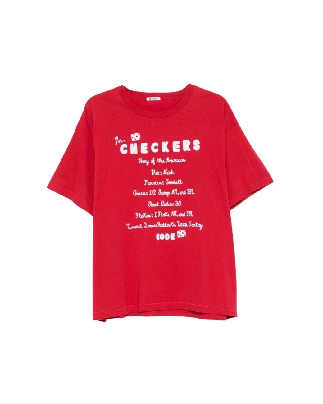Bode Red T-Shirts for men