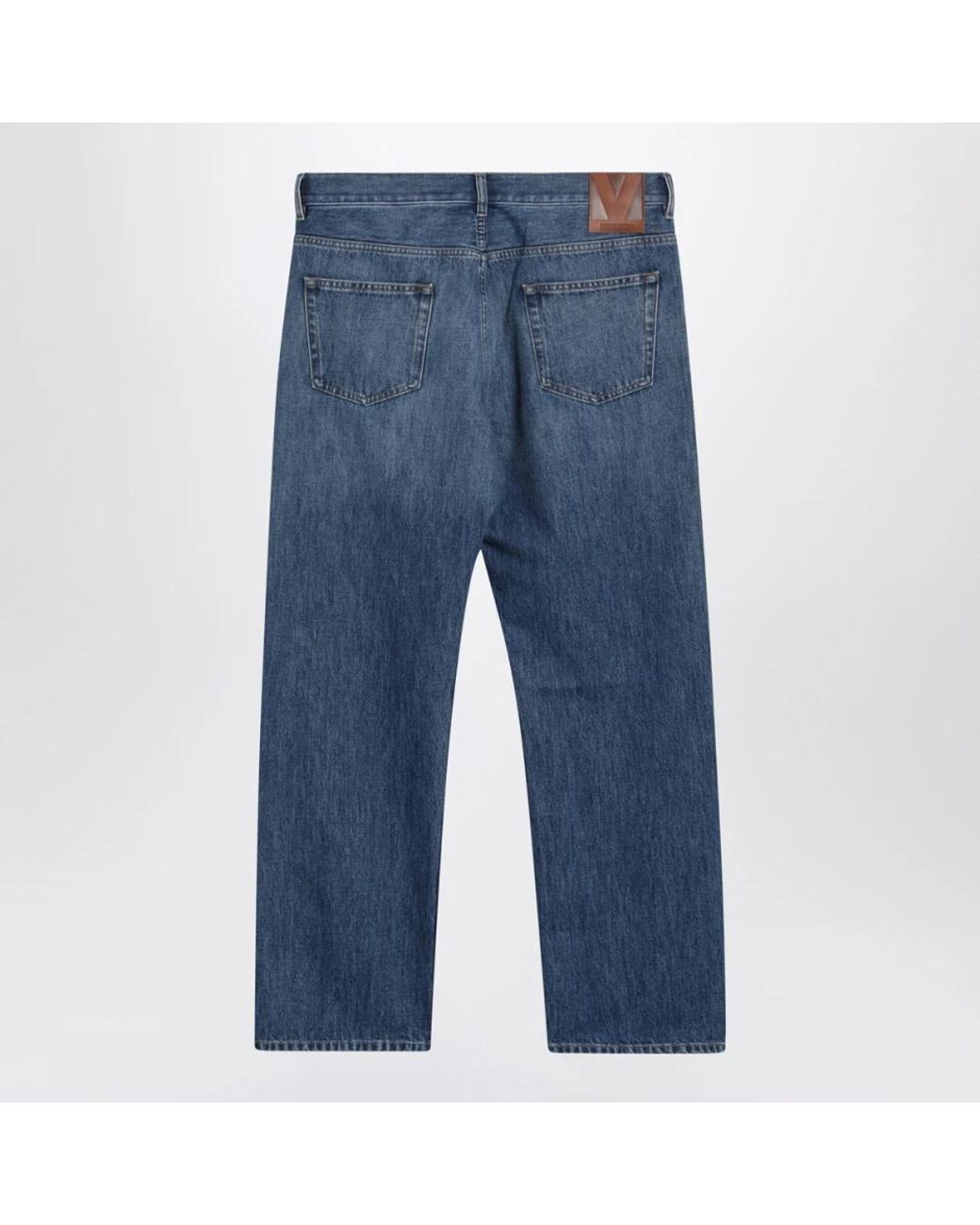 Valentino Garavani Blue Straight Jeans for men