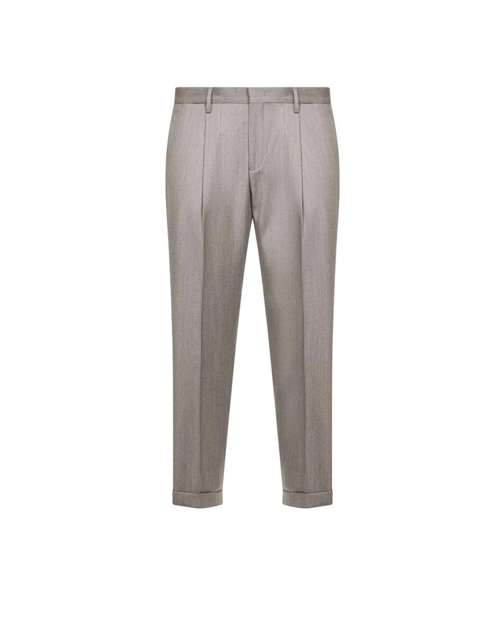 D4.0 Gray Suit Trousers for men
