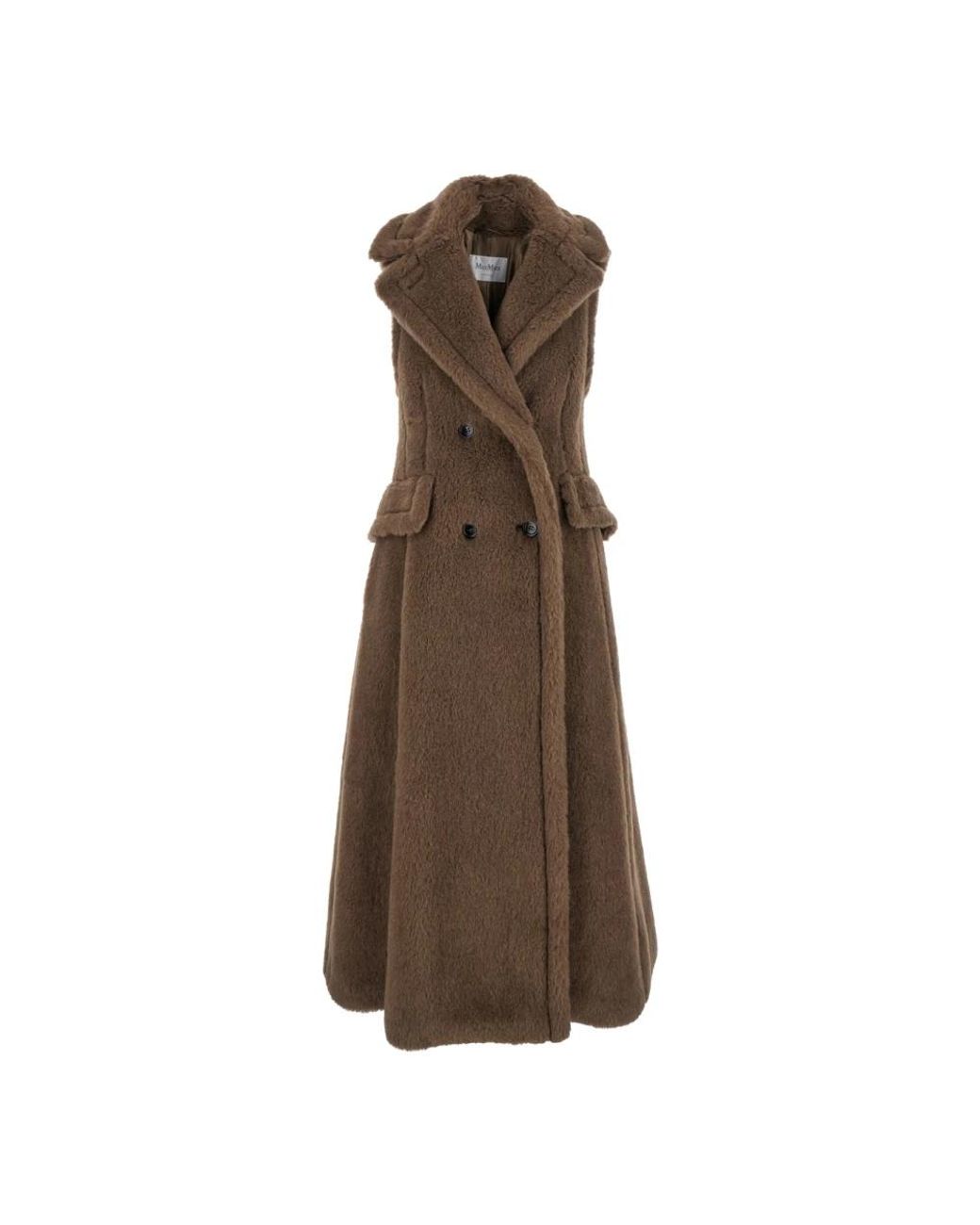 Max Mara Brown Double-Breasted Coats