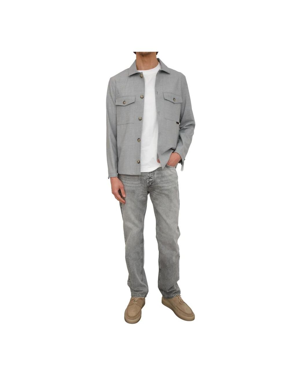 Liu Jo Gray Casual Shirts for men