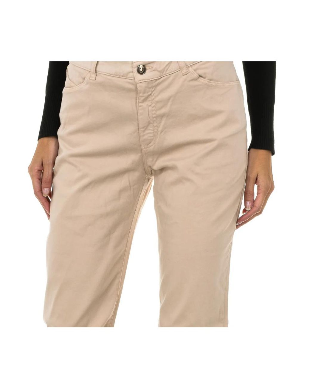 Armani Jeans Natural Straight Trousers