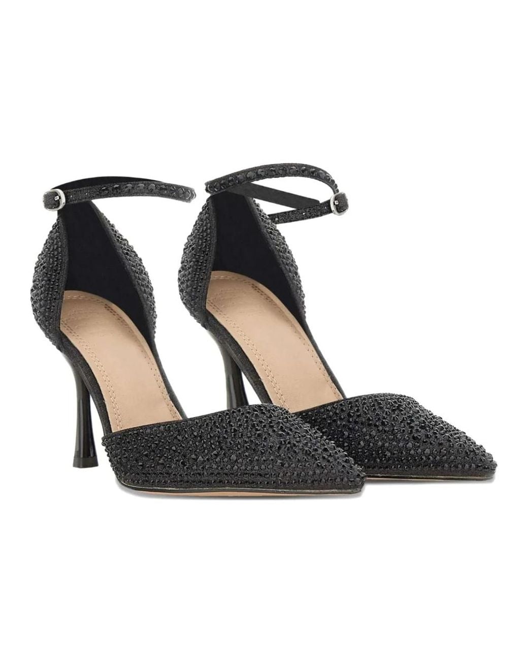 Twentyfourhaitch Black Pumps