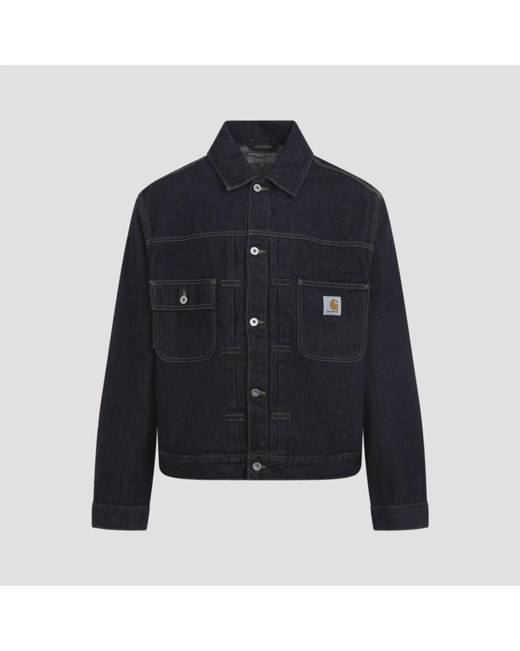 Carhartt Blue Denim Jackets for men