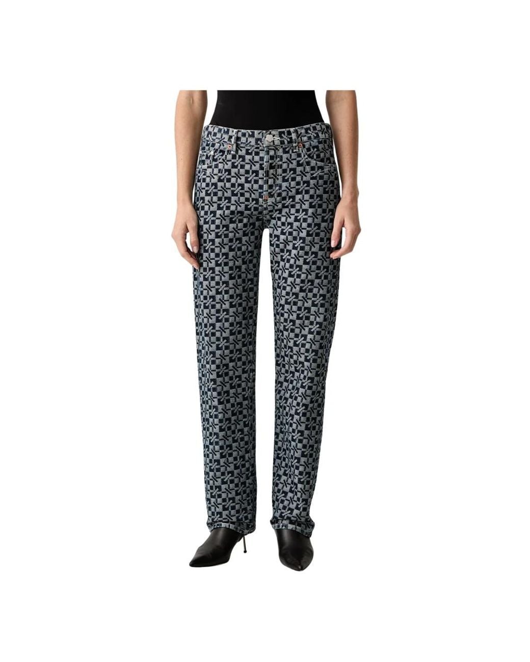 KENZO Gram Rechte Jeans in het Black