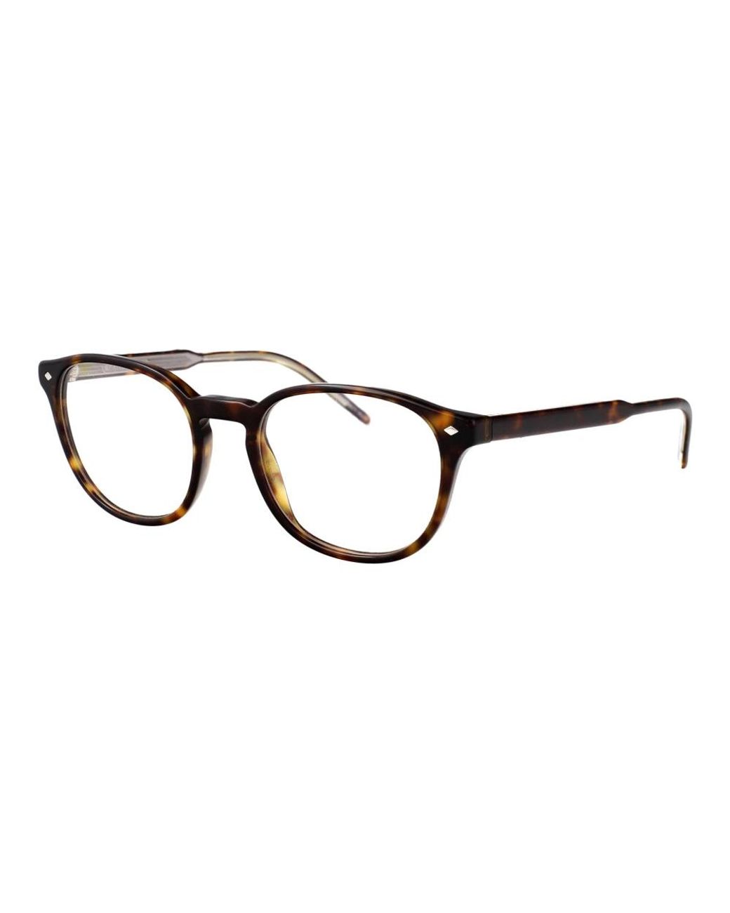 Giorgio Armani Brown Glasses for men
