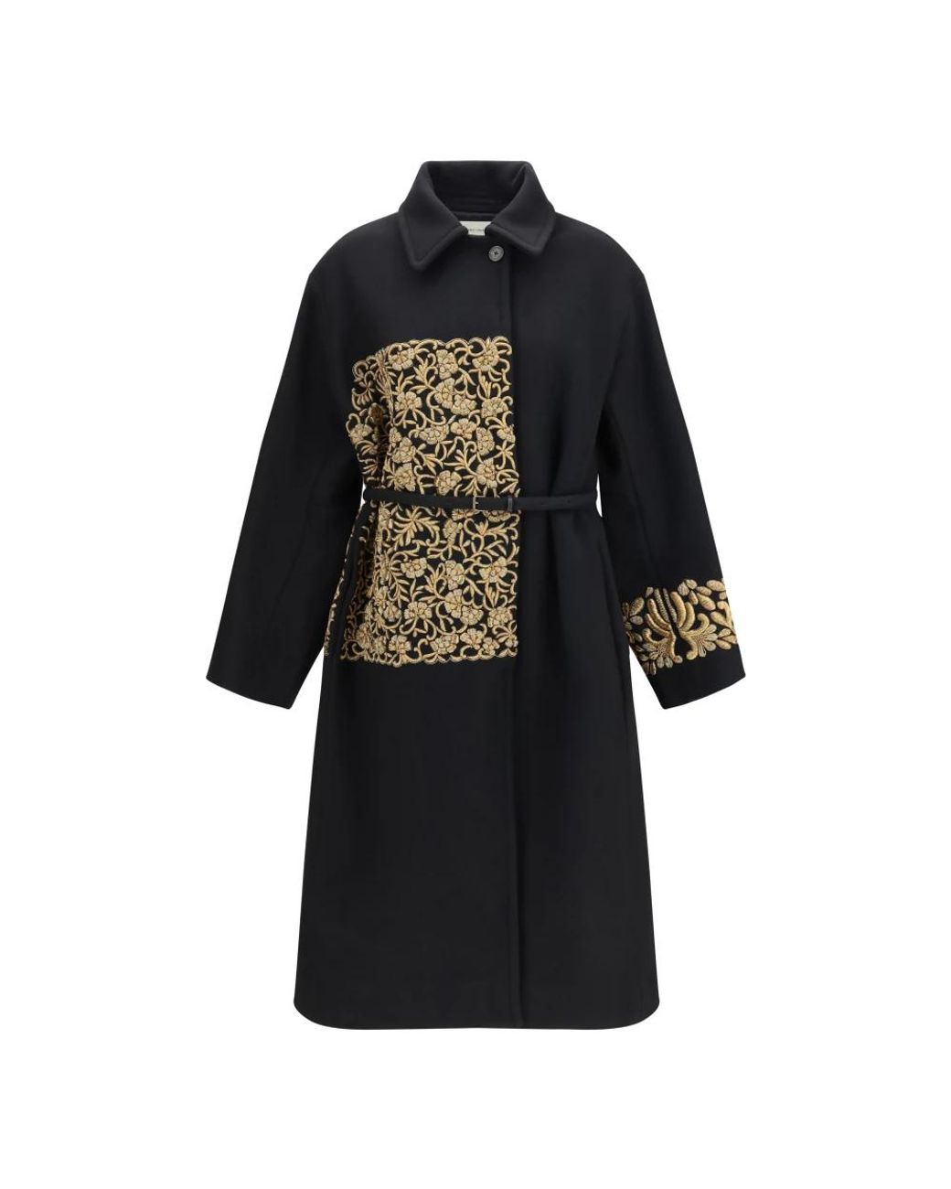 Dries Van Noten Regenjas in het Black