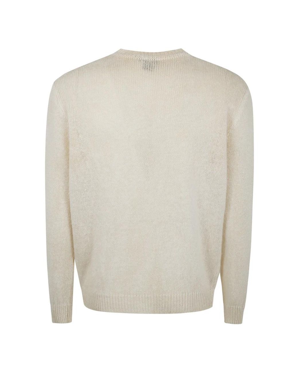 Avant Toi White Round-Neck Knitwear for men
