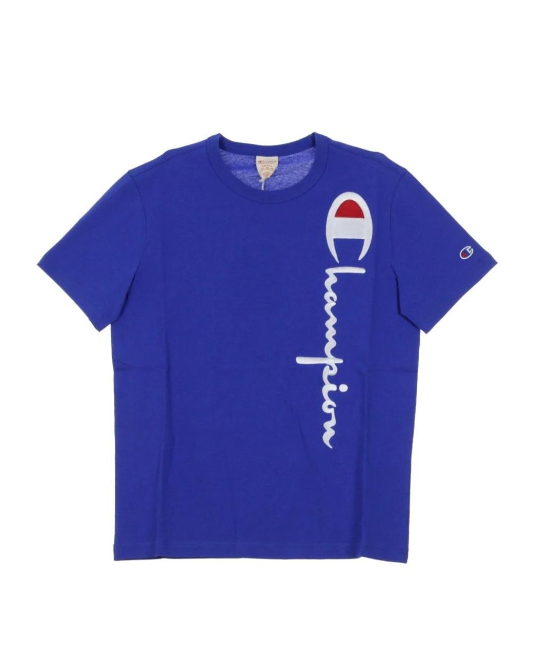 Champion Tops ,Blauw ,Katoen Crewneck T-Shirt in het Blue voor heren