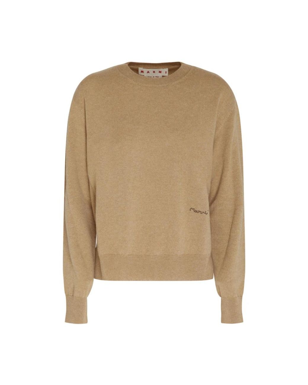 Marni Natural Cashmere Knitwear