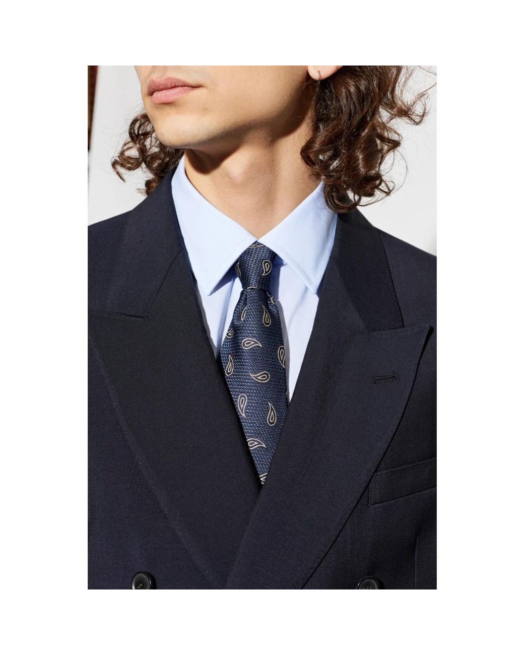 Ties Etro pour homme en coloris Blue
