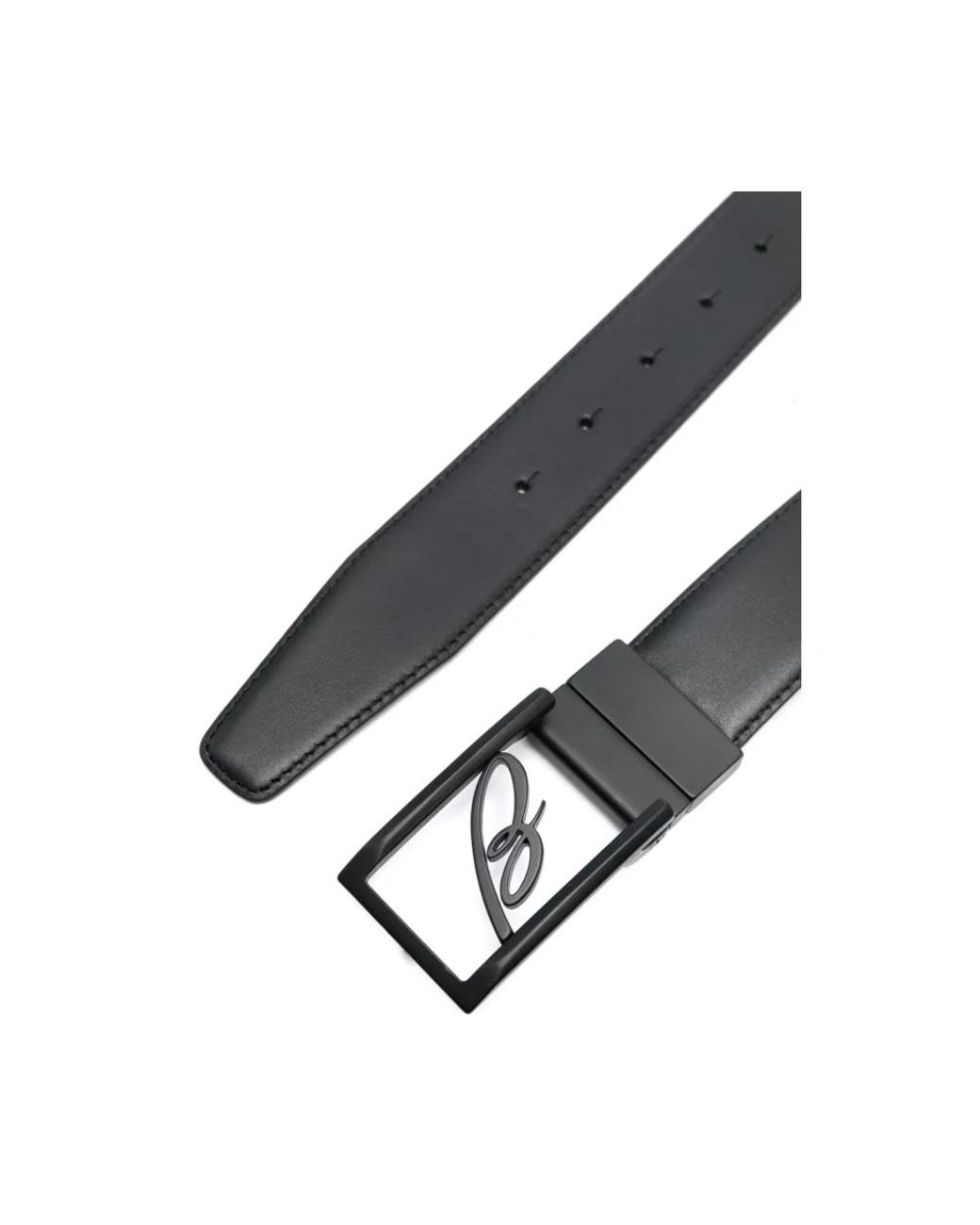 Brioni Black Belts for men