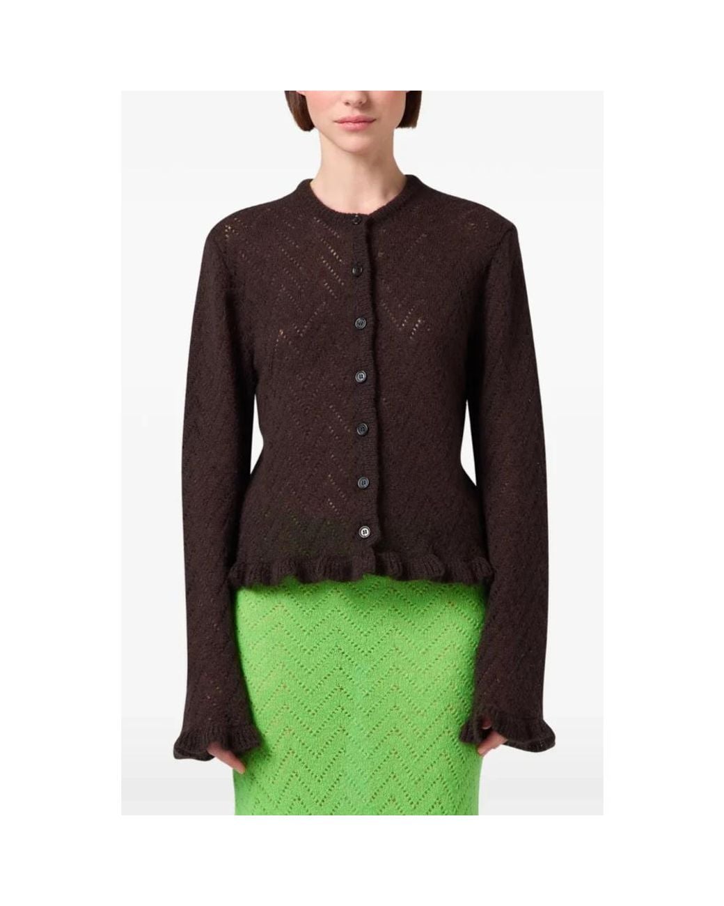 Cardigans MSGM de color Brown