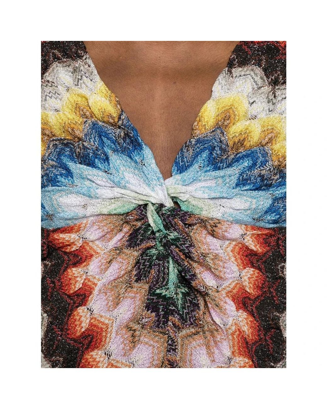 Missoni Multicolor V-Neck Knitwear