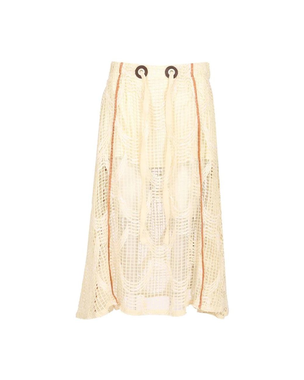 DURAZZI MILANO Natural Midi Skirts