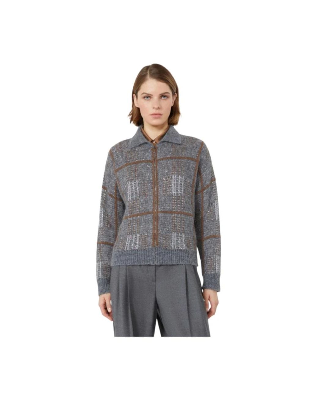 Cardigans Max Mara de color Gray