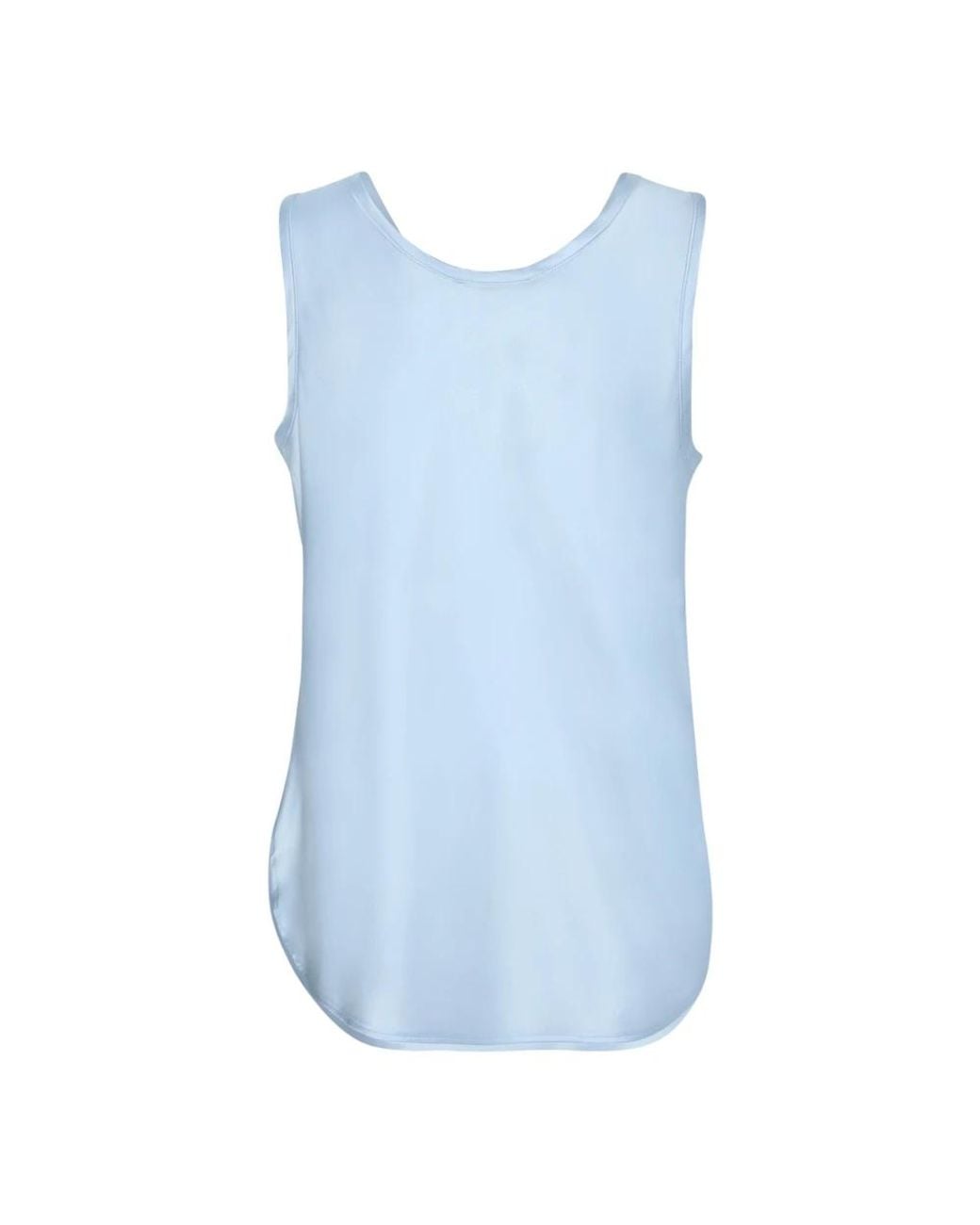 Blanca Vita Blue Sleeveless Tops