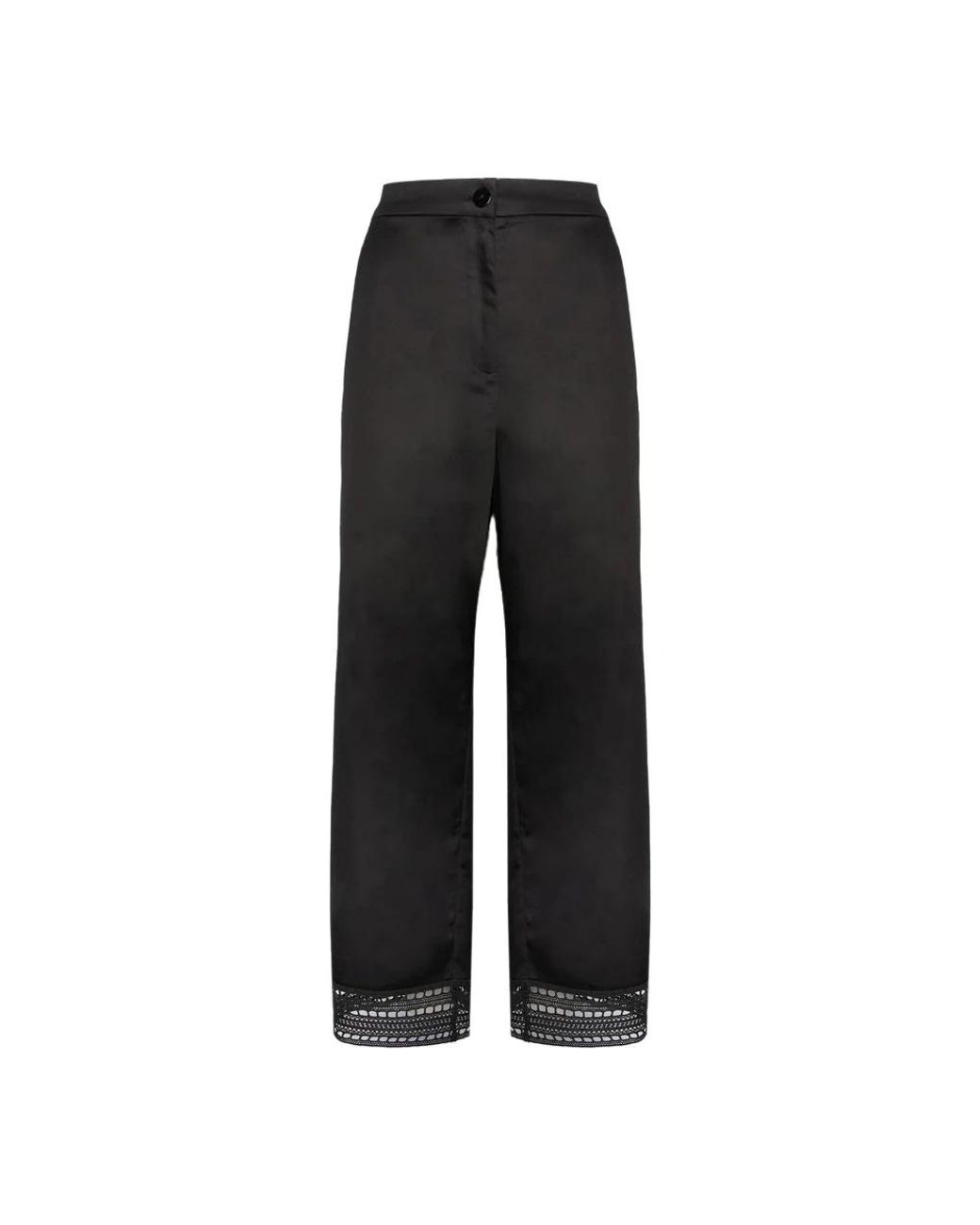 Elena Miro Black Wide Trousers