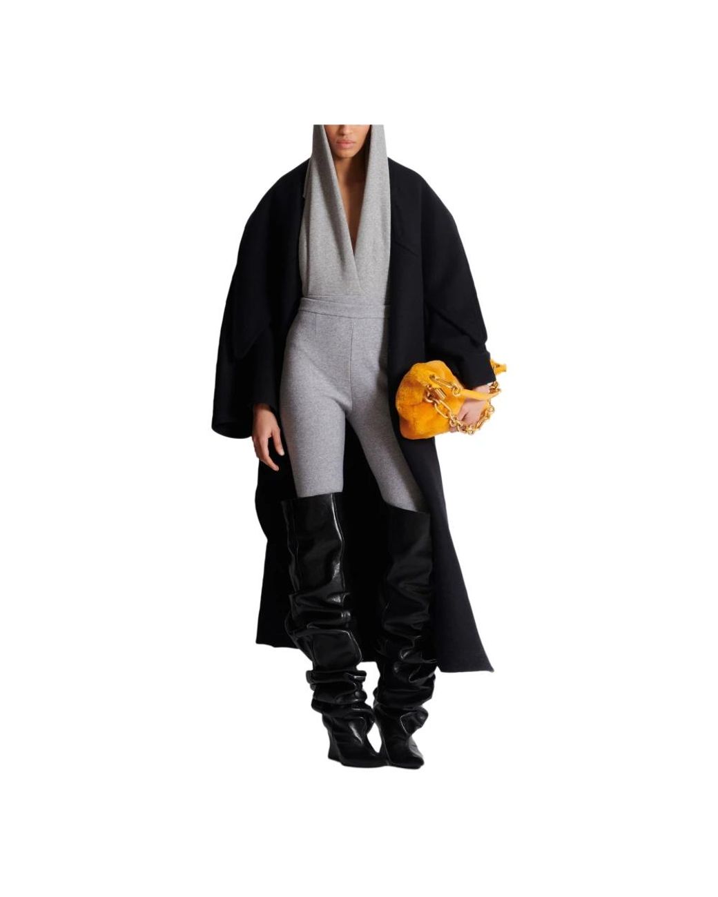 Body Balmain en coloris Gray