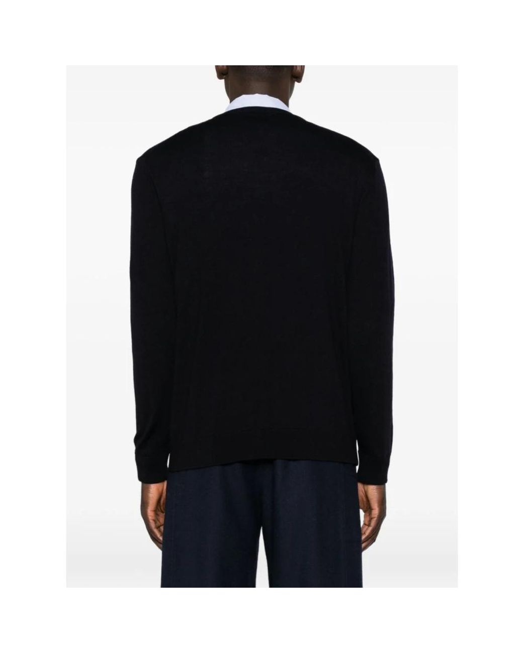 Daniele Fiesoli Black Round-Neck Knitwear for men