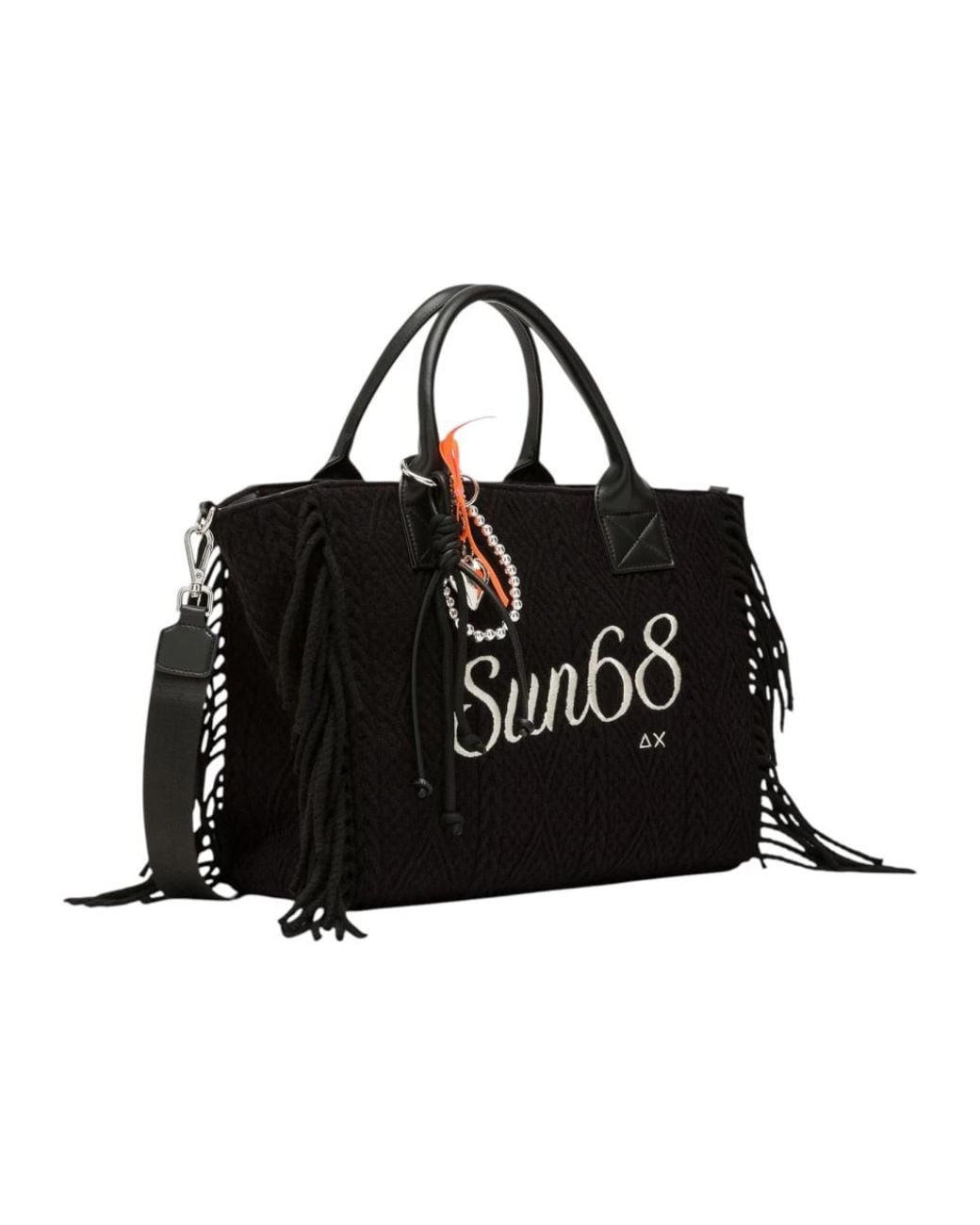 Sun 68 Black Shopping Bags