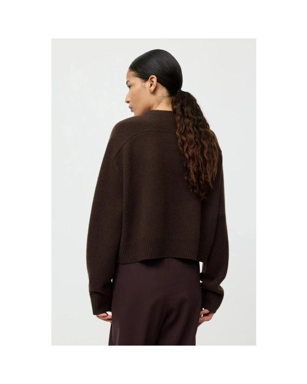 Soft Goat Brown Cashmere Knitwear