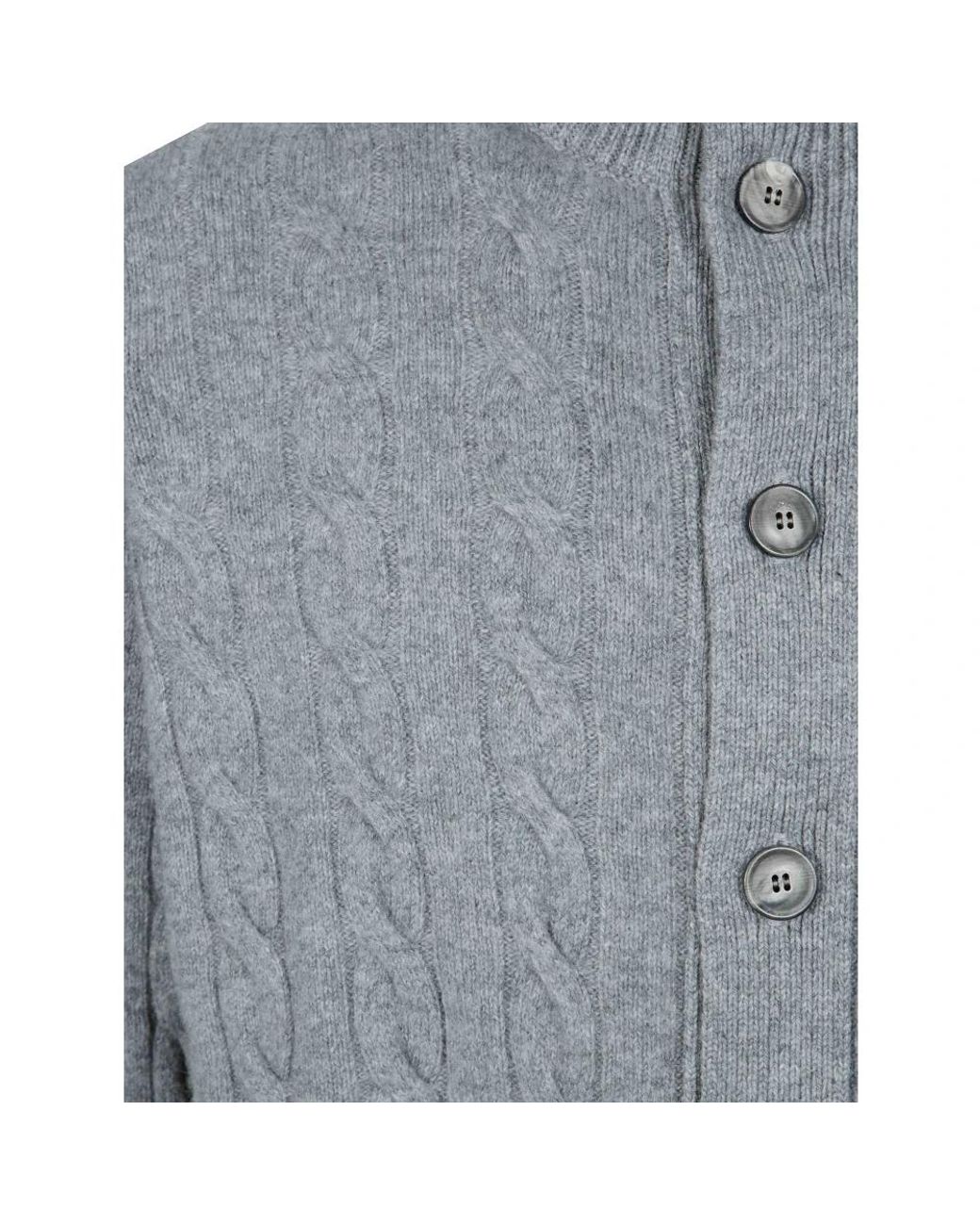 FILIPPO DE LAURENTIIS Gray Cardigans for men