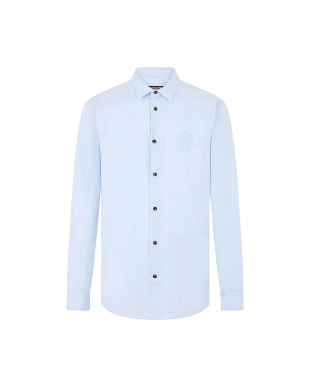 Roberto Cavalli Blue Casual Shirts for men