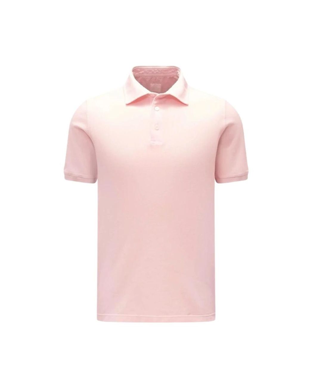 Fedeli Pink Polo Shirts for men