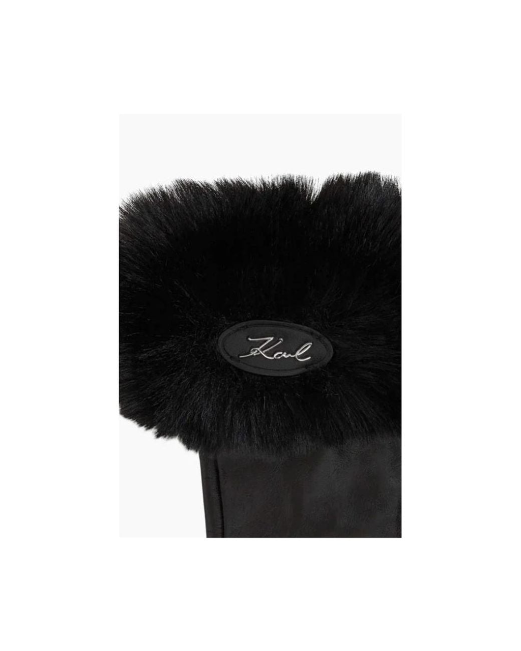Gloves di Karl Lagerfeld in Black