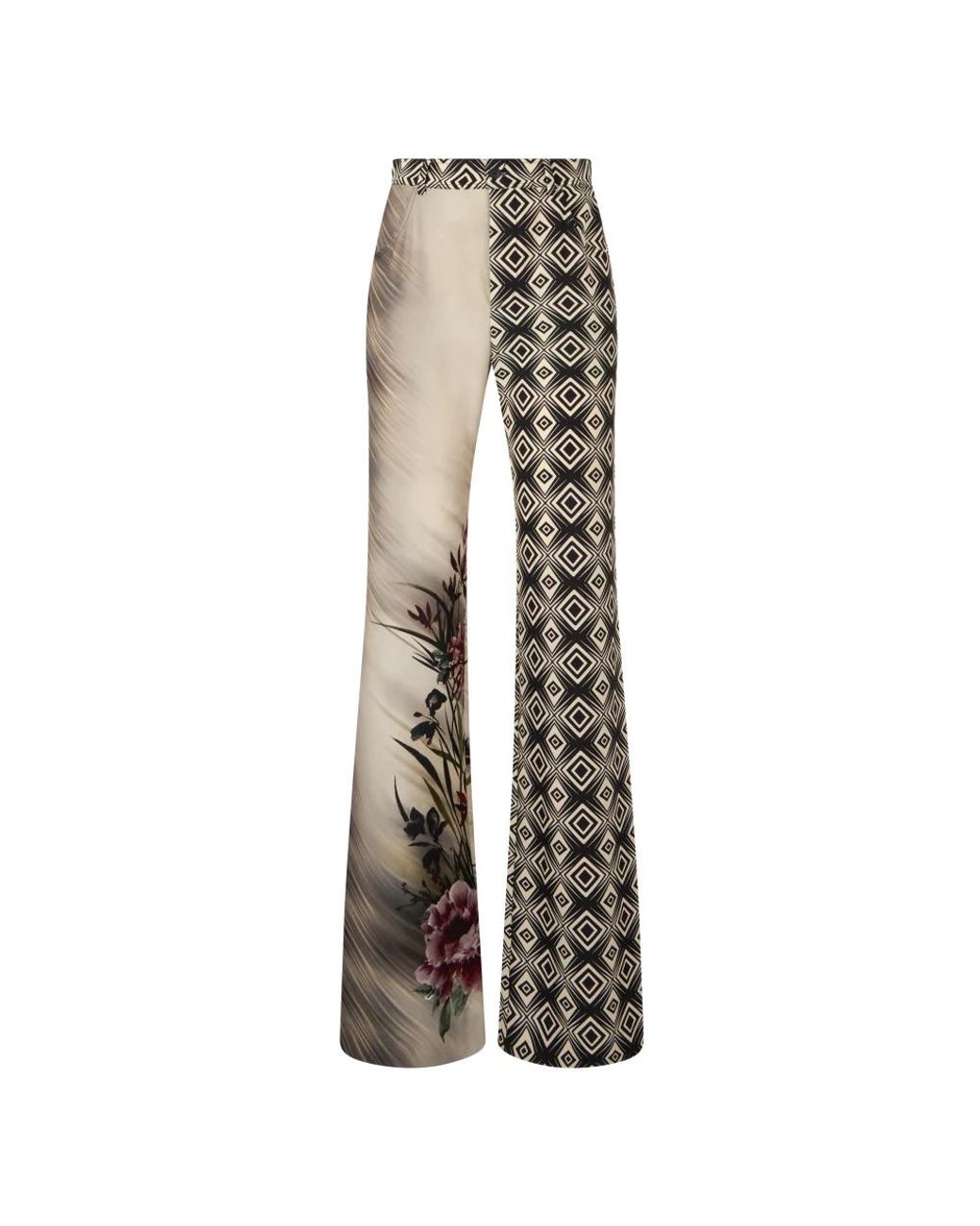 Alberta Ferretti Multicolor Wide Trousers