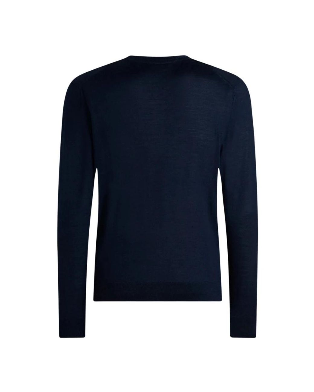 Etro Blue Round-Neck Knitwear for men
