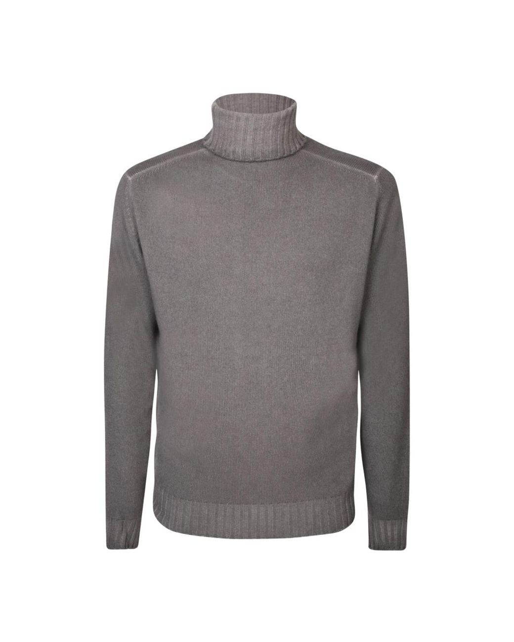 Dell'Oglio Gray Turtlenecks for men