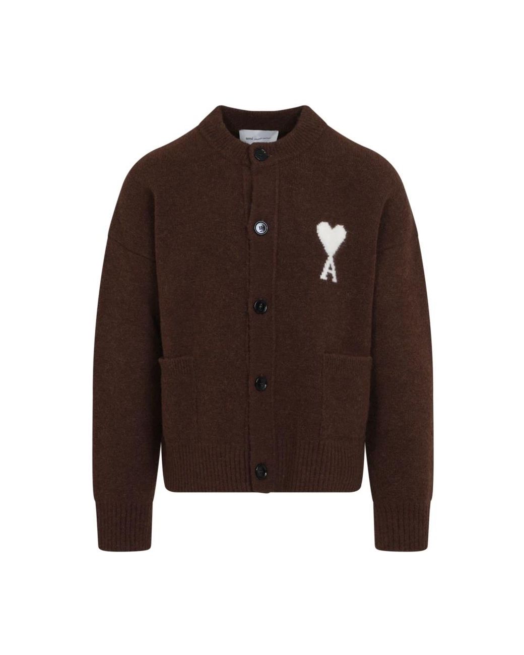 AMI Brown Cardigans for men