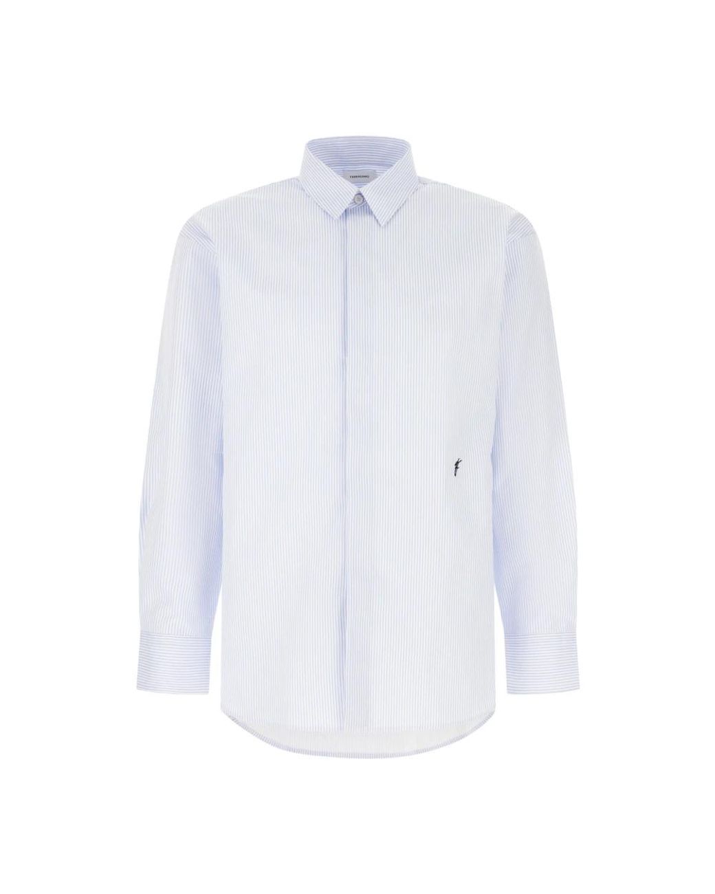 Ferragamo White Casual Shirts for men