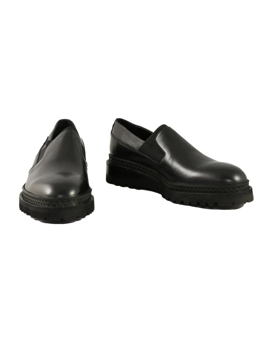 Testoni Black Loafers for men