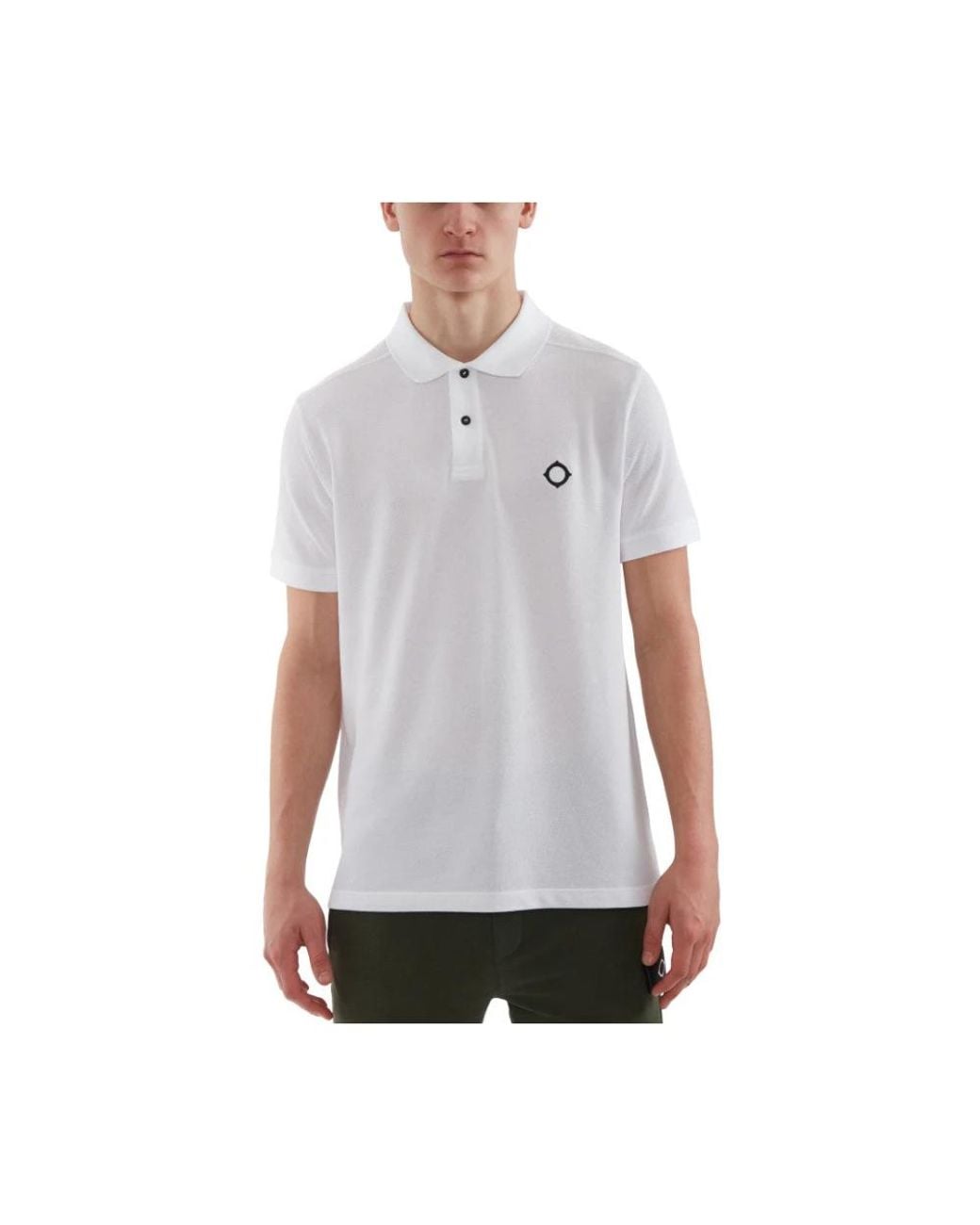 Ma Strum Ss Pique Polo in het Gray voor heren