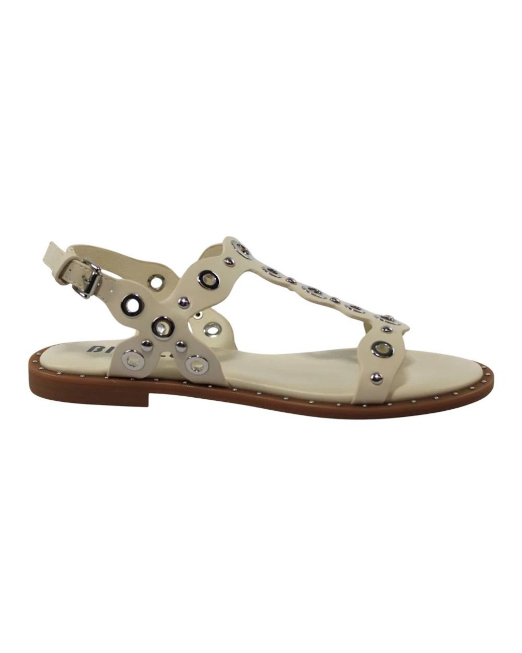 Bibi Lou Metallic Flat Sandals