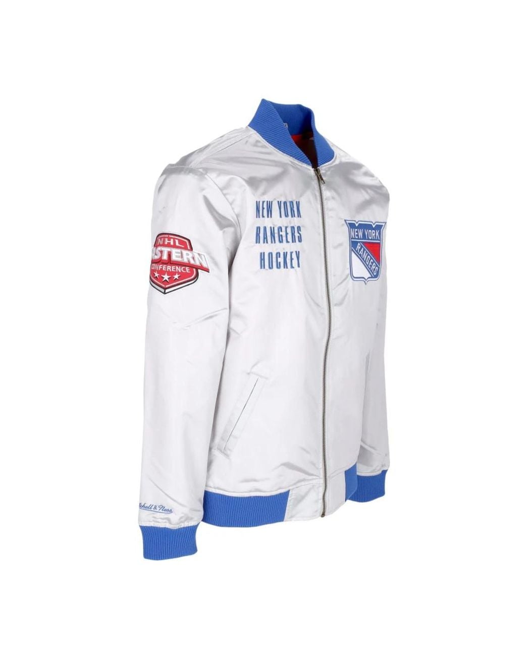 Mitchell & Ness Jassen ,Grijs ,Polyester Nhl Team Og 2.0 Bomberjack in het Blue voor heren