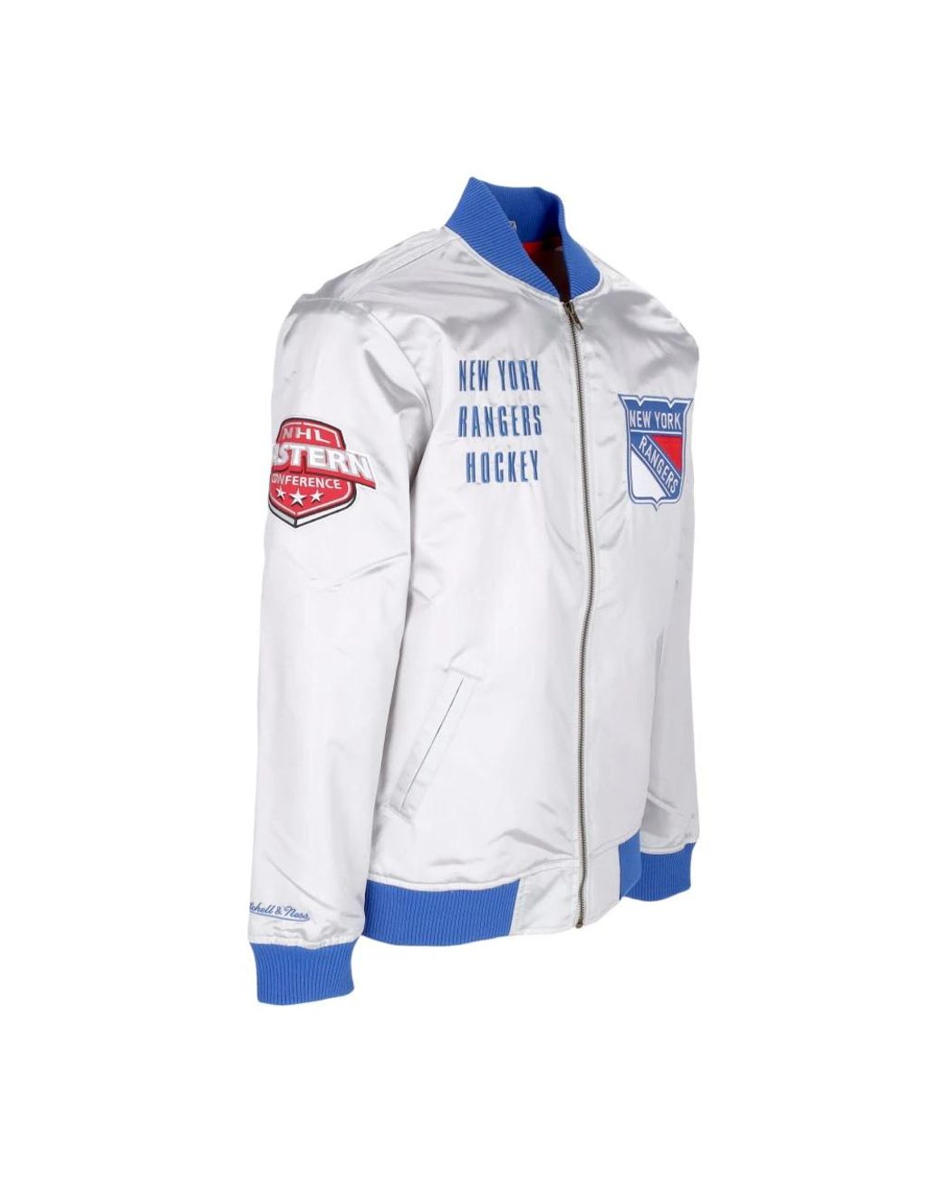 Mitchell & Ness Jassen ,Grijs ,Polyester Nhl Team Og 2.0 Bomberjack in het Blue voor heren