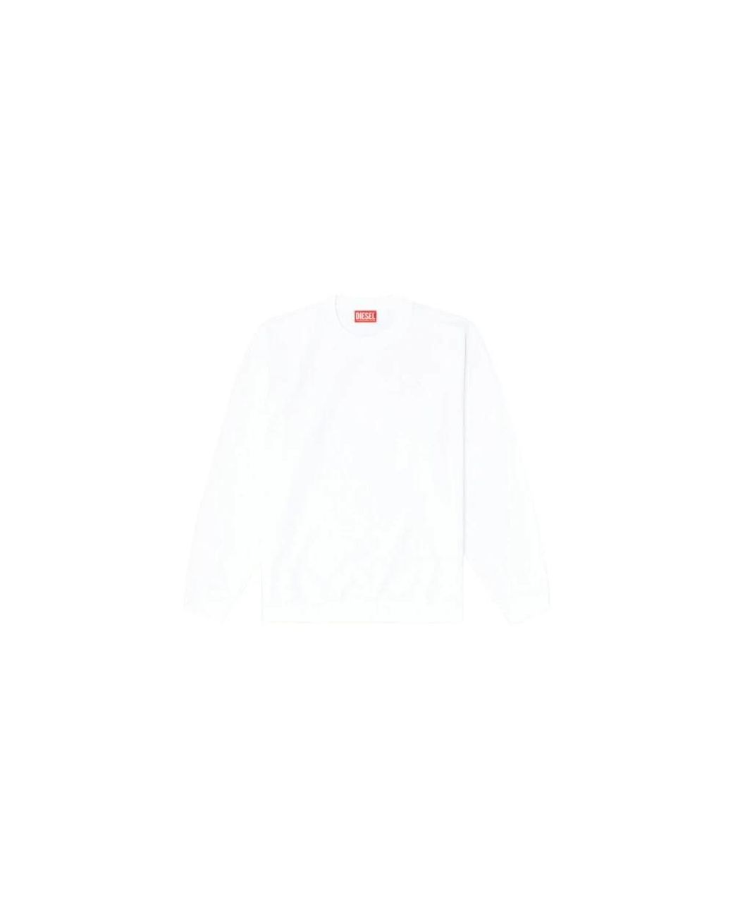 DIESEL White Sweatshirts for men
