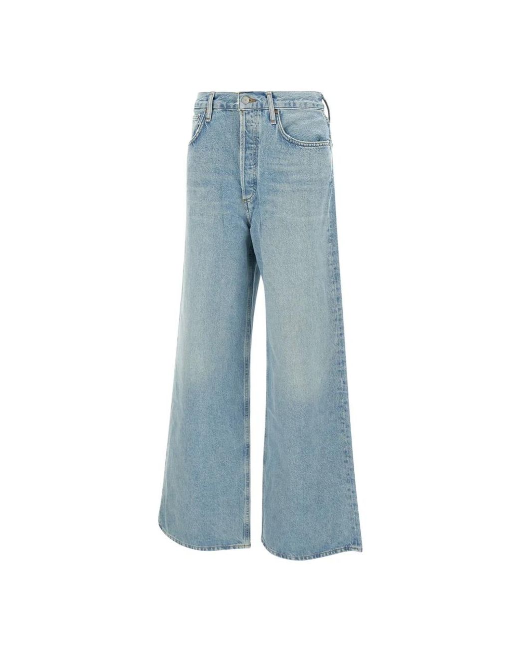 Agolde Blue Wide Jeans